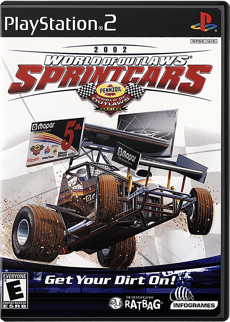 Sprint Cars 2 Showdown at Eldora box art for Playstation 2